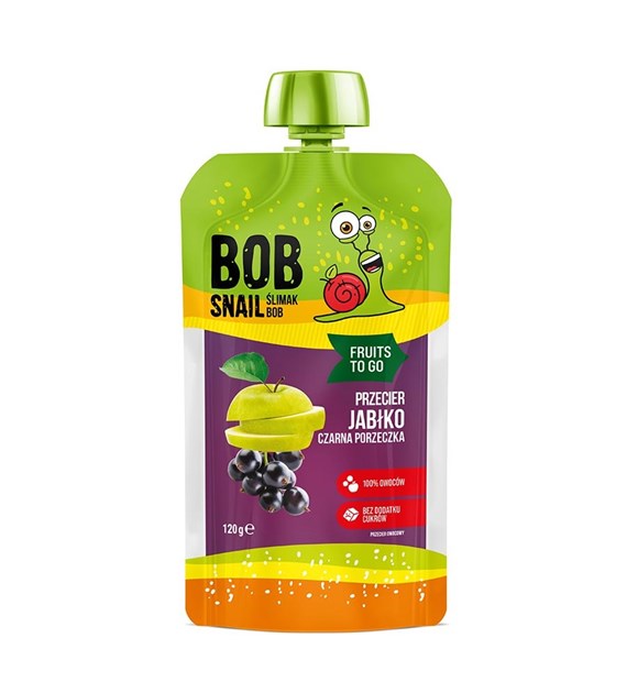 BOB SNAIL Smoothie banan-czarna porzeczka b/c 120g