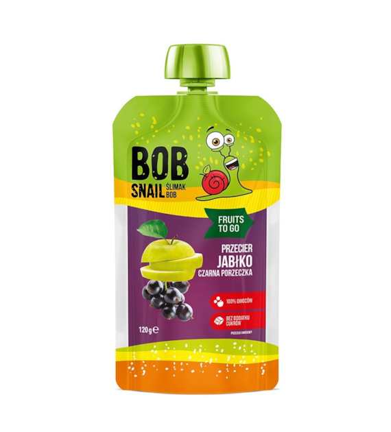 BOB SNAIL Smoothie banan-czarna porzeczka b/c 120g