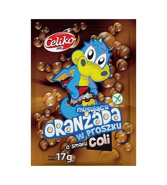 CELIKO Oranżada w proszku o smaku coli 17g