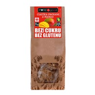 PURE&GOOD Ciastka owsiane z mango bez glutenu, bez dodatku cukru 150g