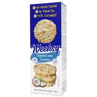 BOGUTTI Ciastka kokosowe bez dodatku cukru 120g WEEKSY