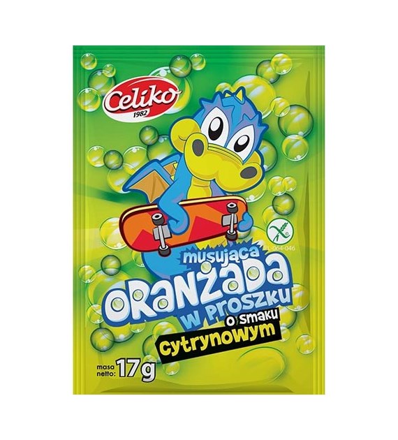 CELIKO Oranżada w proszku o smaku cytrynowym 17g
