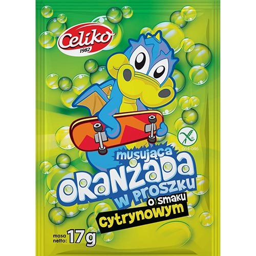CELIKO Oranżada w proszku o smaku cytrynowym 17g