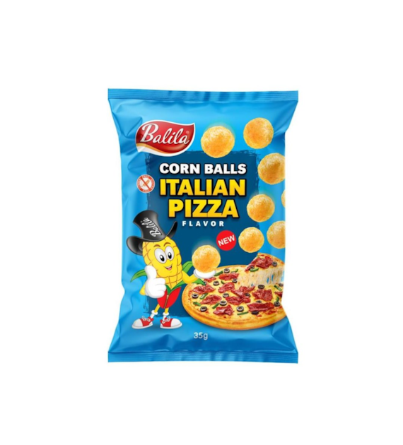 BALILA Chrupki kukurydziane o orientalnym smaku pizzy 35g