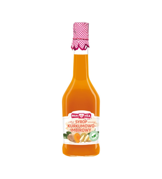 POLSKA RÓŻA Syrop kurkumowo-imbirowy 500ml
