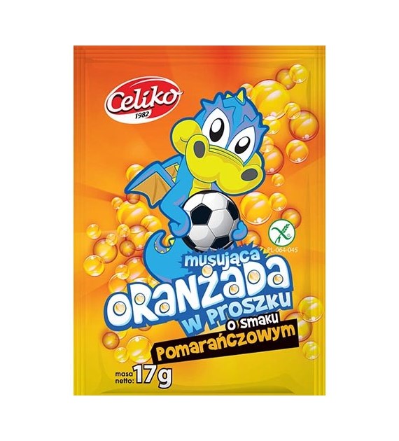 CELIKO Oranżada w proszku o smaku pomarańczow. 17g