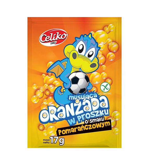 CELIKO Oranżada w proszku o smaku pomarańczow. 17g