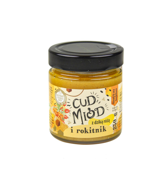 BARTNIK Cud miód z dz.róż rokit. 250g