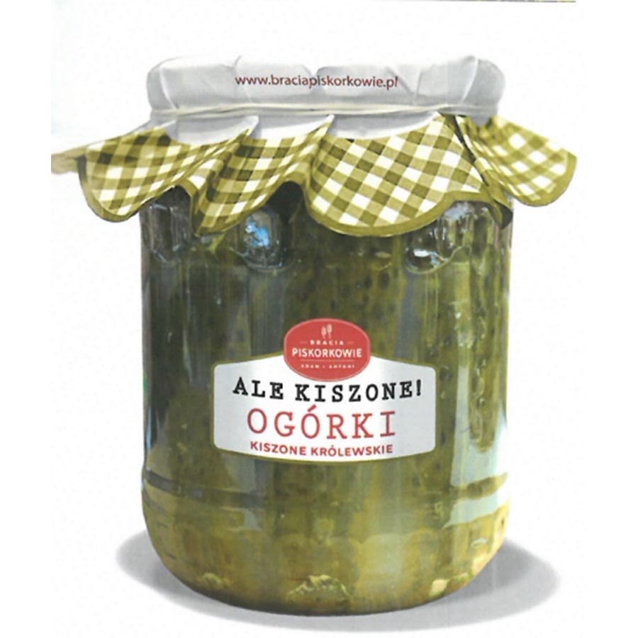 BRACIA PISKORKOWIE Ogórki kiszone królewskie  ale kiszone!  710 g