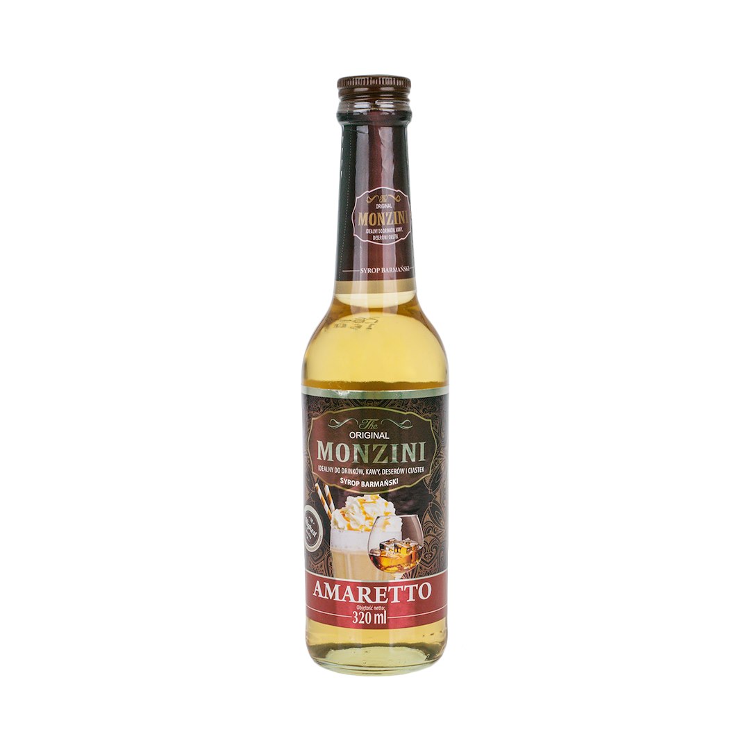 MONZINI Syrop kawowy o smaku amaretto 320 ml