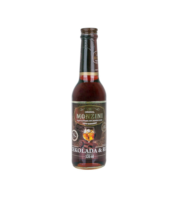 MONZINI Syrop kawowy o smaku czekolady z rumem 320 ml