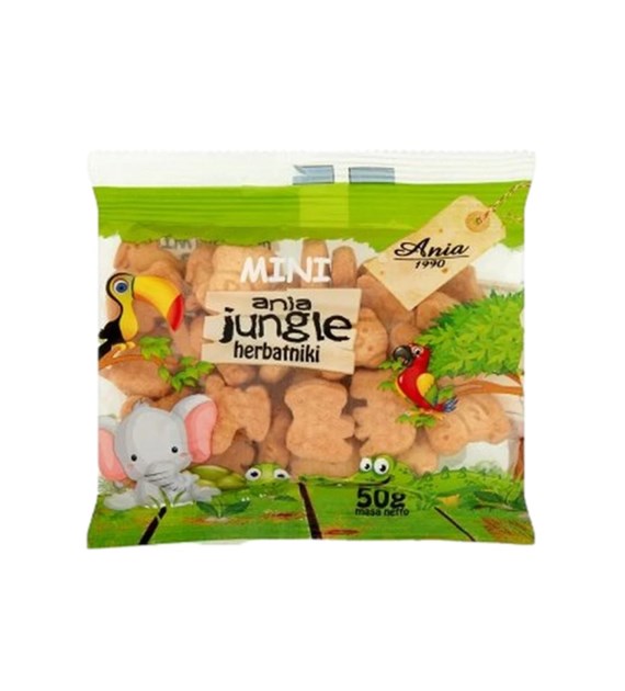 ANIA Herbatniki mini JUNGLE 50g