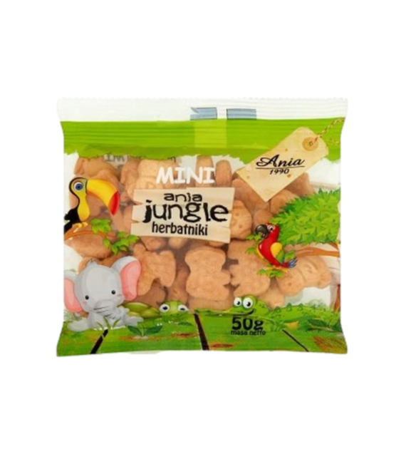ANIA Herbatniki mini JUNGLE 50g