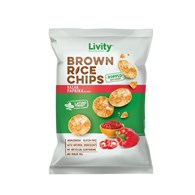 LIVITY Chipsy ryżowe paprykowa salsa 60g