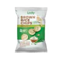LIVITY Chipsy ryżowe nordycki szczypiorek ze śmietaną 60g