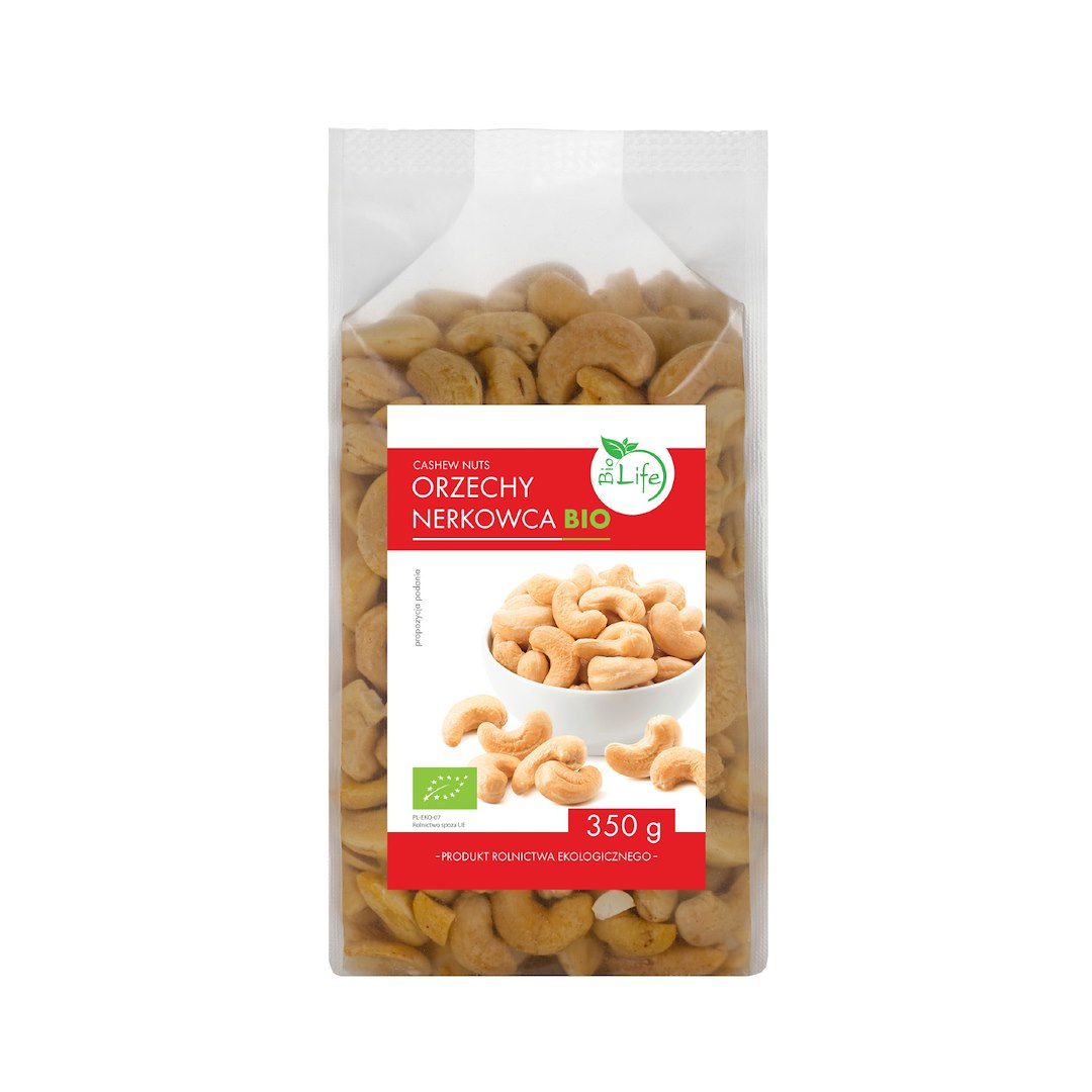 BIOLIFE Orzechy nerkowca BIO 350g