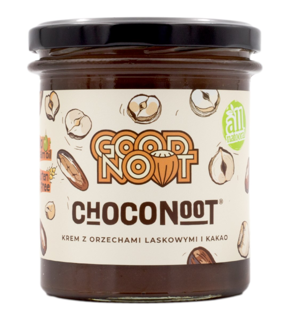 GOOD NOOT Choconoot® Krem z orzechów laskowych i kakao 350g