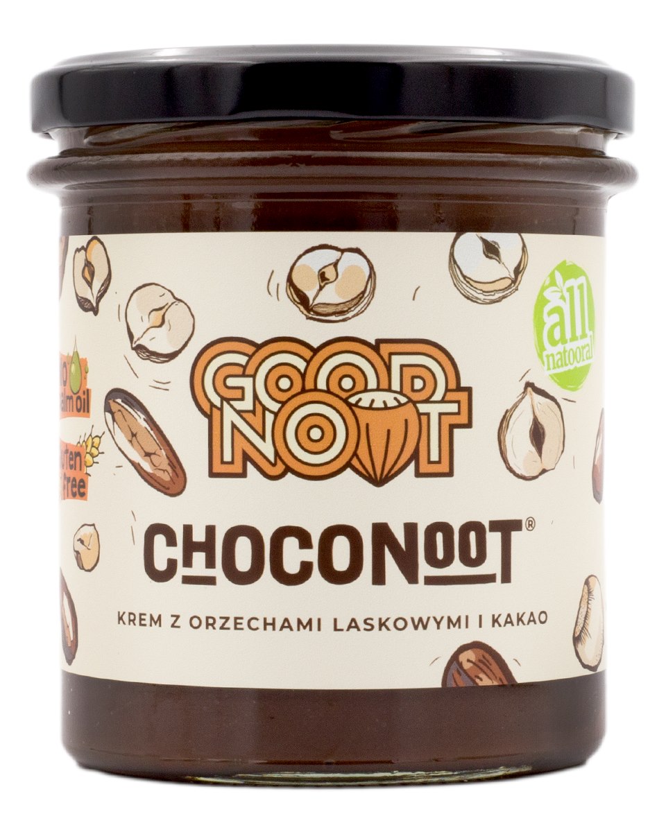GOOD NOOT Choconoot® Krem z orzechów laskowych i kakao 350g
