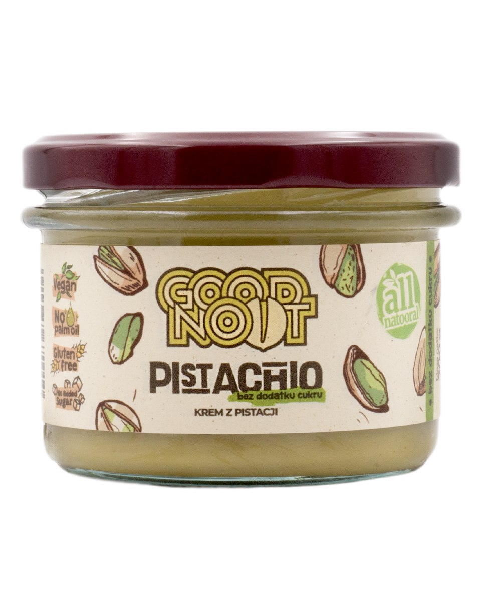 GOOD NOOT Pistachio Krem pistacjowy bez dodatku cukru 200g