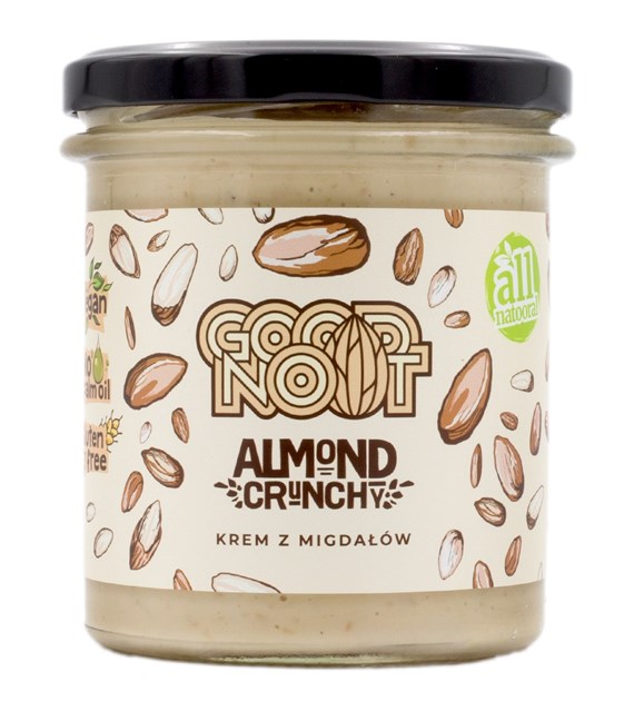 GOOD NOOT Almond Crunchy Krem z migdałów 300g
