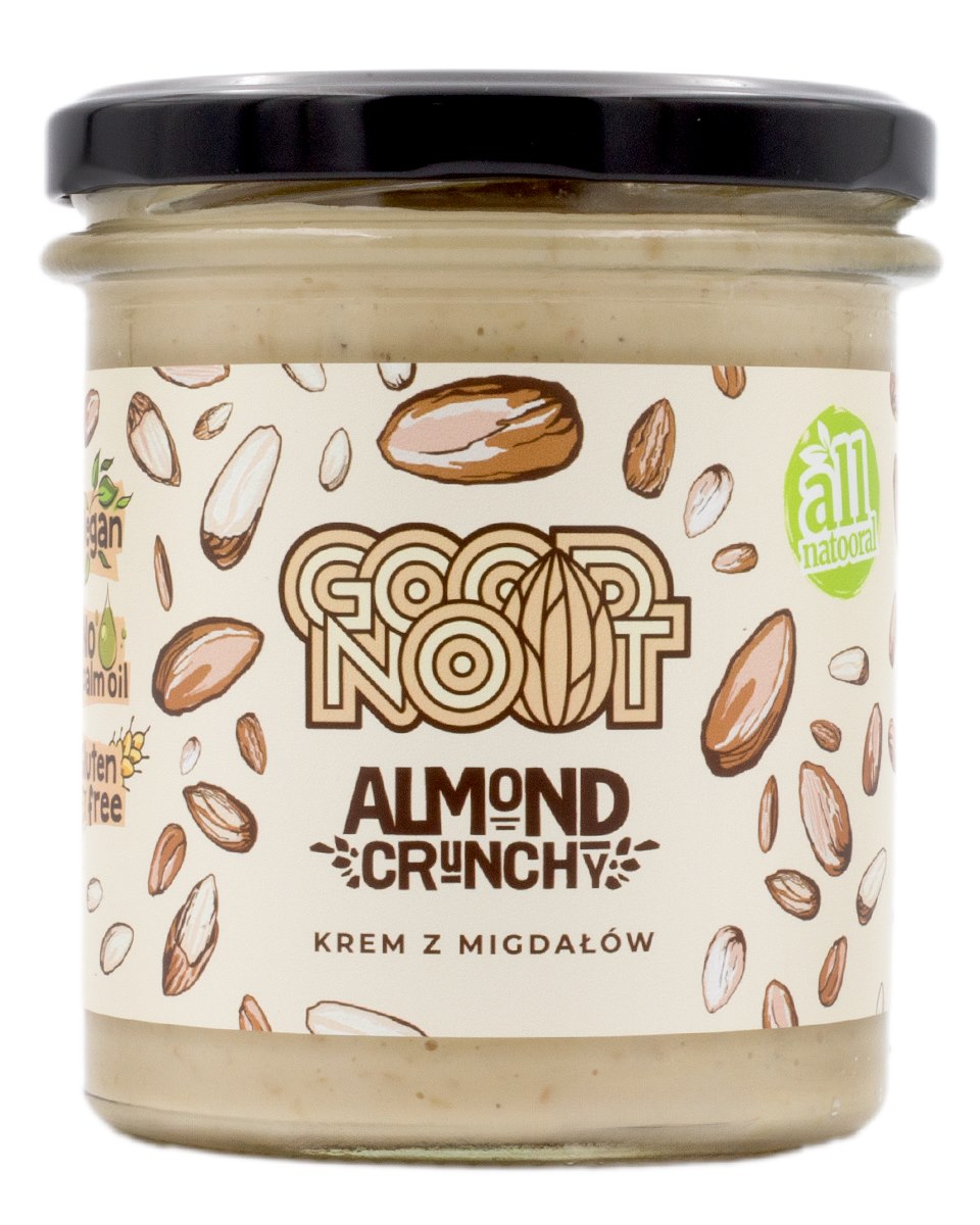 GOOD NOOT Almond Crunchy Krem z migdałów 300g