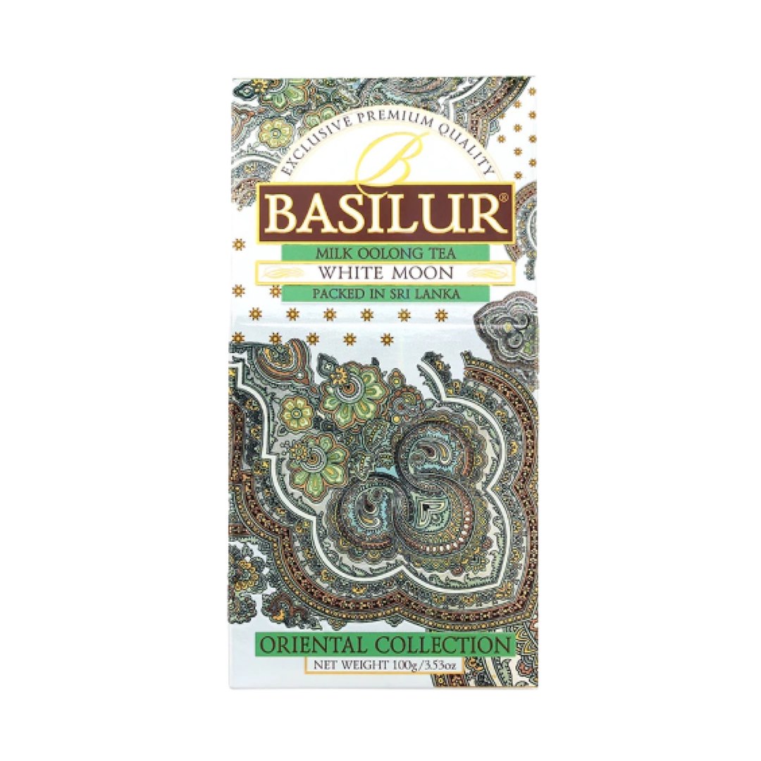 BASILUR Herbata - White Moon stożek liść 100g