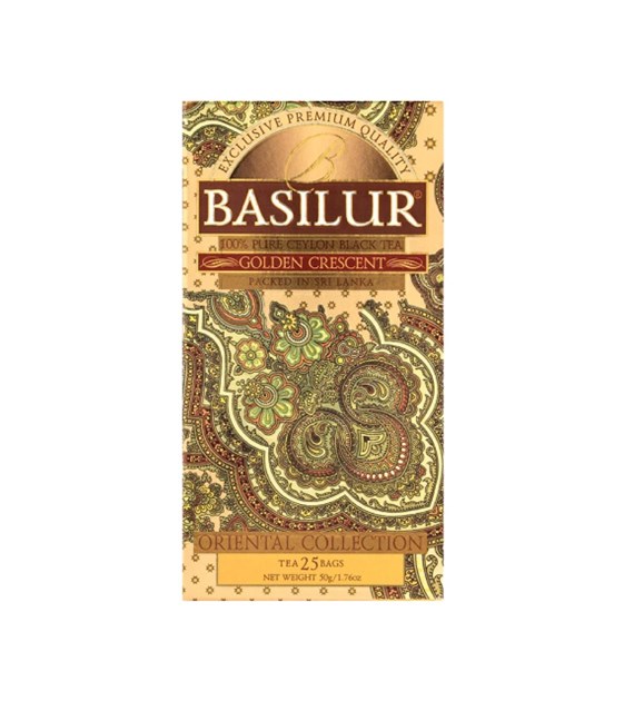 BASILUR Herbata - Golden Crescent saszetka 25x2g