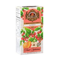 BASILUR Herbatka owocowa - Malinowa saszetka 25x2g