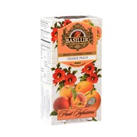 BASILUR Herbatka owocowa - pomarańcza brzoskwinia saszetka 25x2g