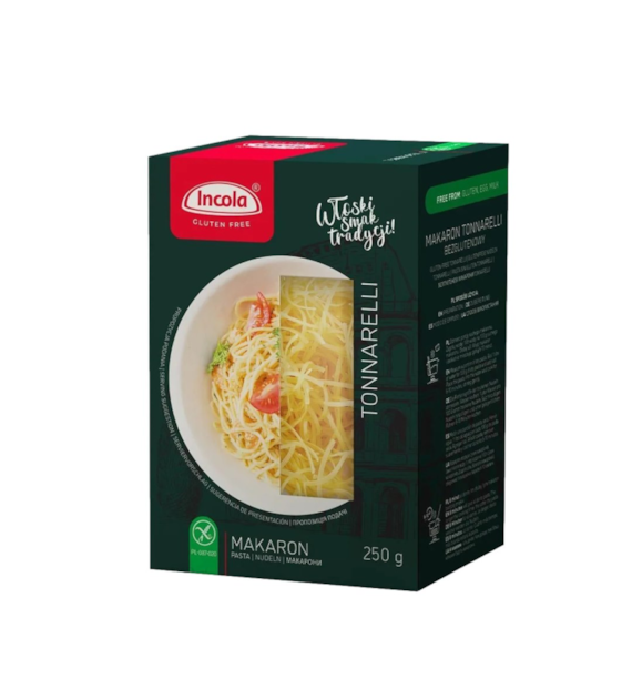 INCOLA Makaron bezglutenowy Tonarelli nitka b/g 250g