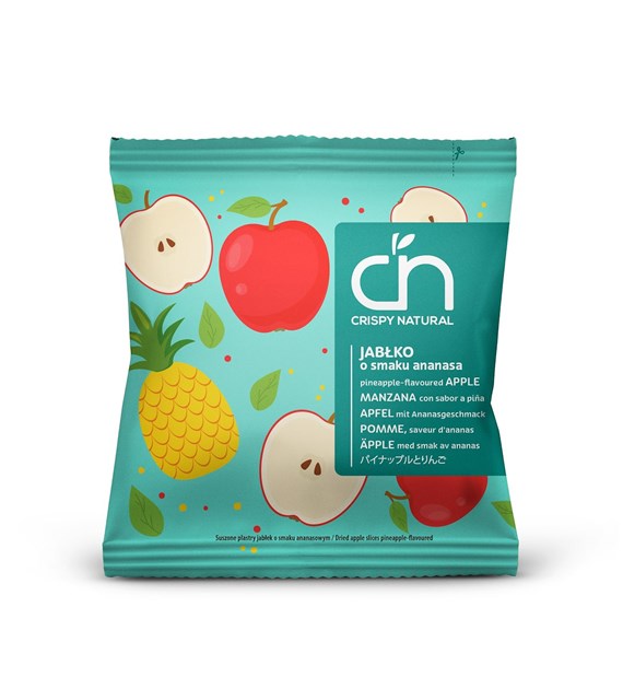 CN Chipsy z jabłka z sokiem z ananasa b/c 18g
