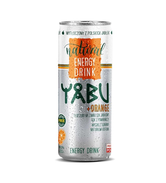YABU Energy Drink Orange b/c 250 ml