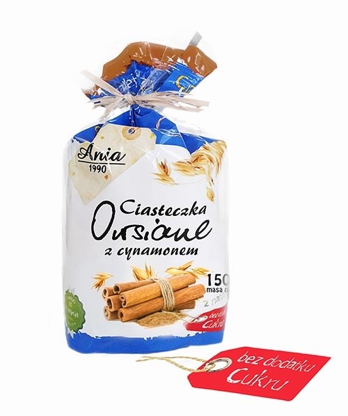 ANIA Ciasteczka owsiane z cynamonem 150g