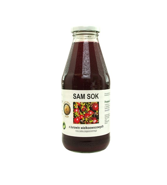 SAM SOK Sok z żurawin 500ml