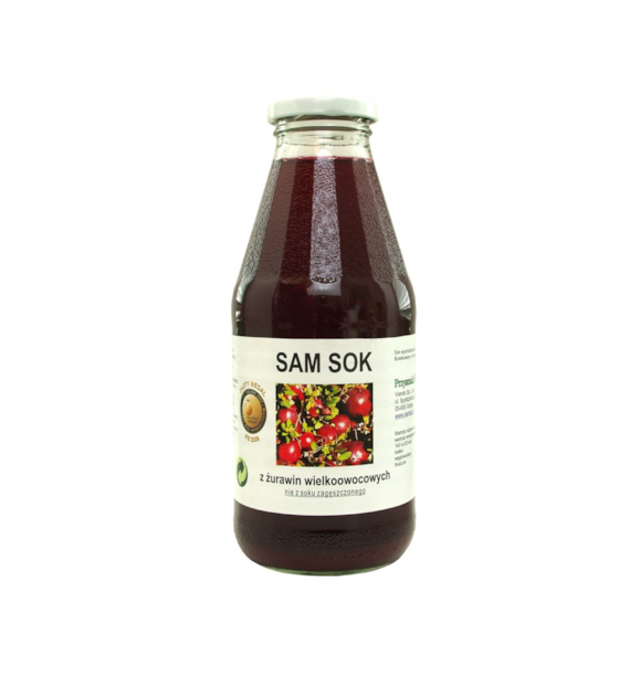 SAM SOK Sok z żurawin 500ml