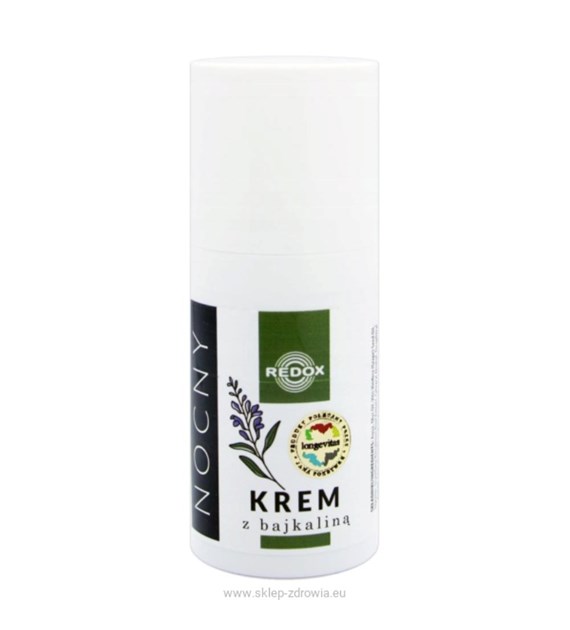 RED-OX Krem na noc z bajkaliną 30ml