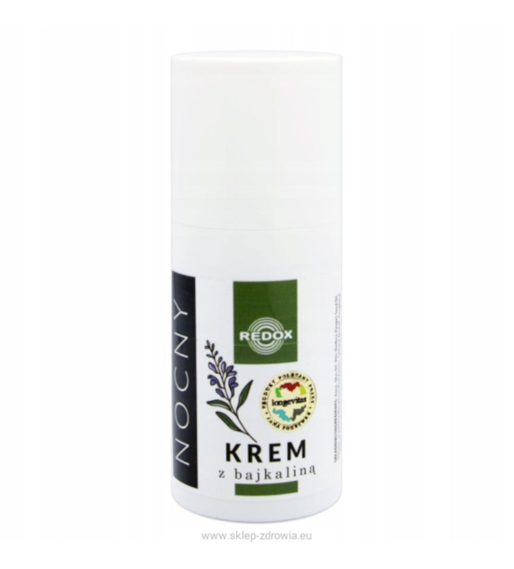 RED-OX Krem na noc z bajkaliną 30ml