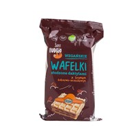 ME GUSTO Ekologiczne wafelki z kremem słodzonym daktylem 120g