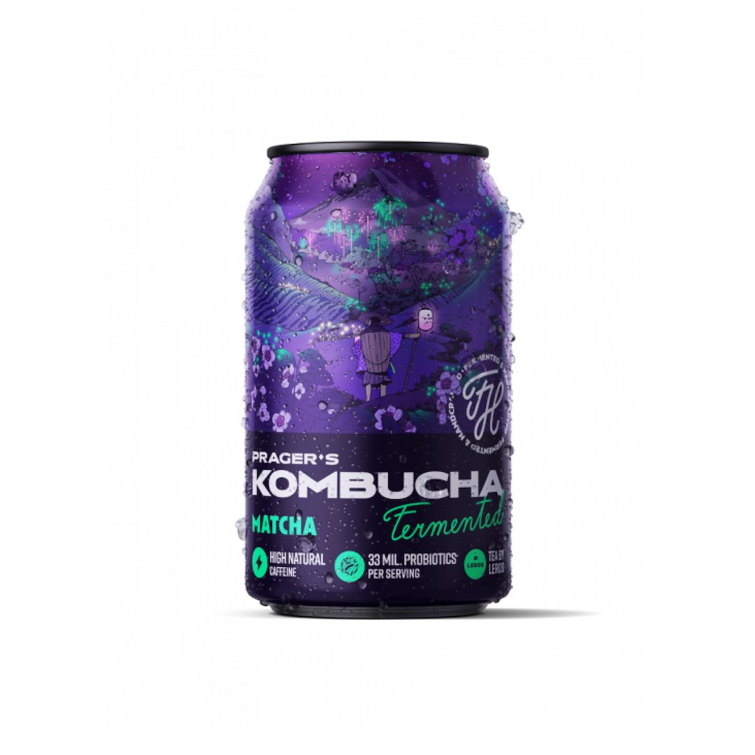 PRAGER'S Kombucha Matcha 330ml