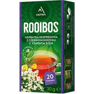 ASTRA Herbata rooibos czarny bez 20szt