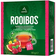 ASTRA Herbata rooibos malina grapefruit 60szt