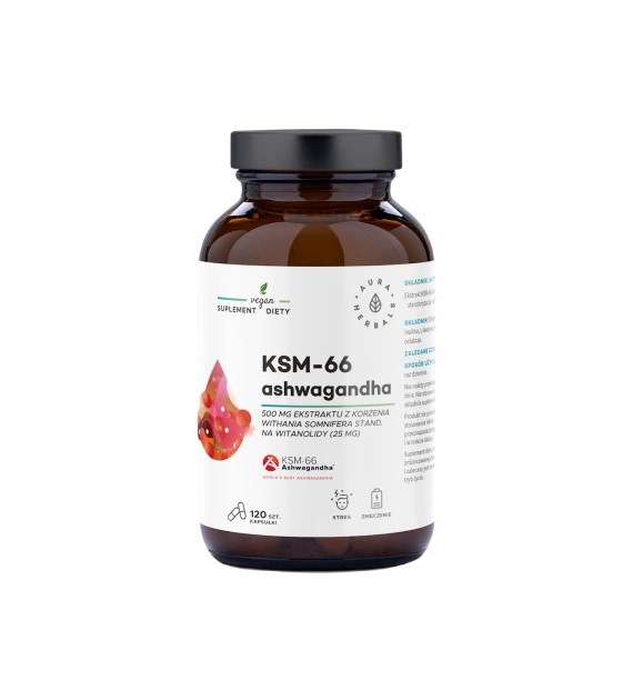 AURA Ashwagandha, KSM-66 Korzeń 200 mg