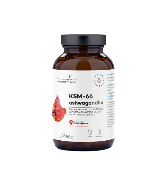AURA Ashwagandha, KSM-66 Korzeń 200 mg