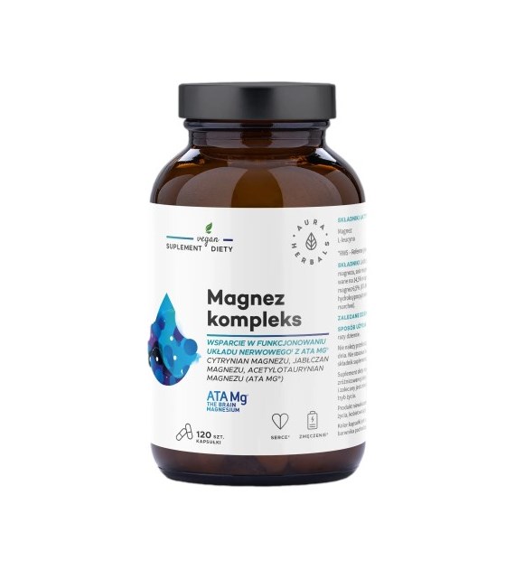 AURA Magnez kompleks, ATA Mg® 120kaps.