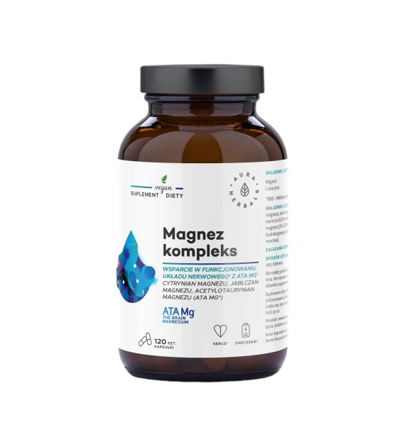 AURA Magnez kompleks, ATA Mg® 120kaps.