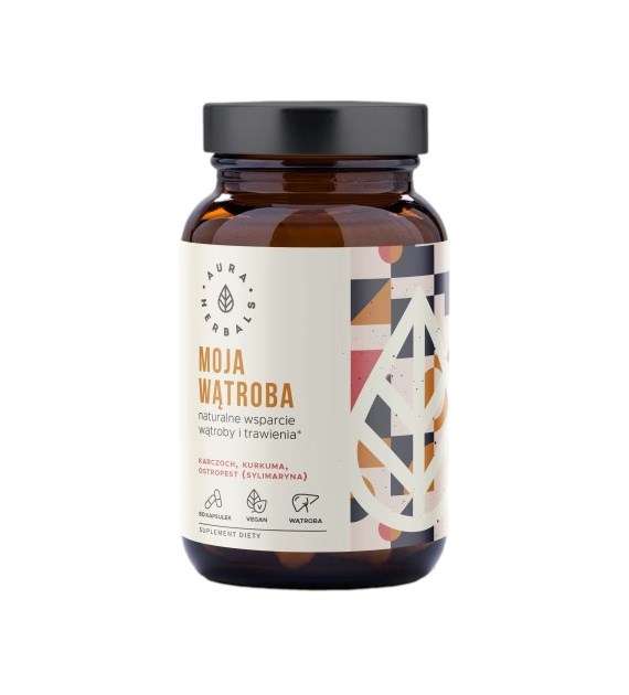 AURA Moja wątroba- karczoch,ostropest, kurkuma 60kaps.