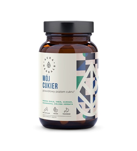 AURA Mój cukier, prawidłowy poziom cukru 60 kaps.