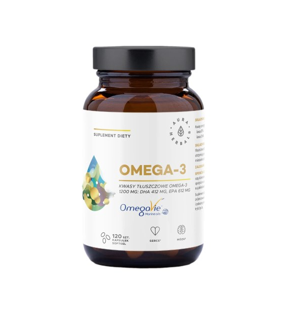 AURA Omega-3 1200mg 120kaps.