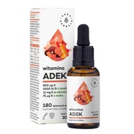 AURA Witaminy ADEK A+D3+E+K2mk krople 30ml