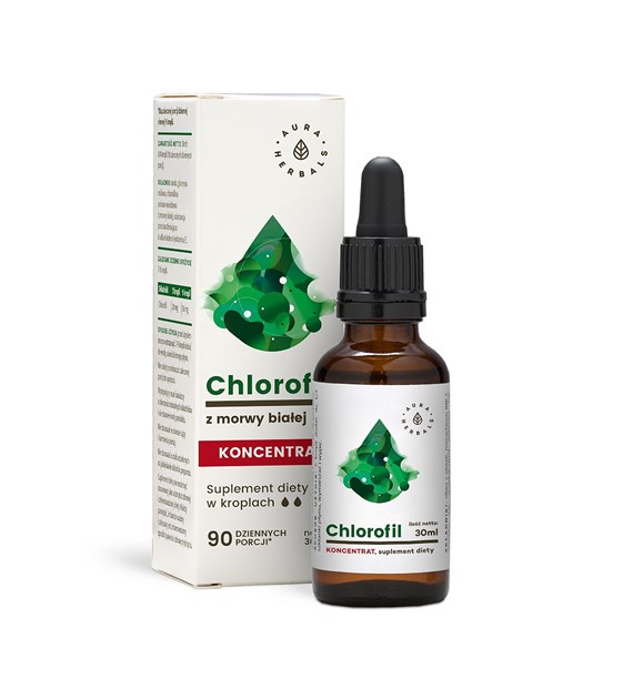 AURA Chlorofil z morwy krople 30ml